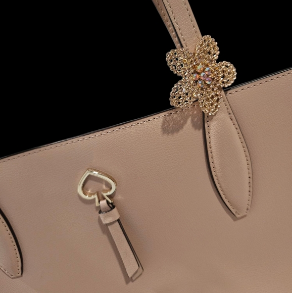 ♠️KATE SPADE♠️ 3 Fer BAG + BROOCH & DUSTY SPECIAL - Picture 2 of 16